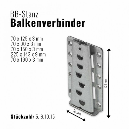 Stanz balkenverbinder - bb,