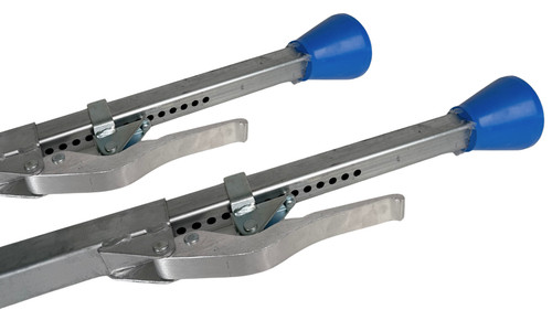 Stahl kant klemmbalken - 2x,